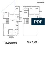 Ground Floor First Floor: Bedroom Bedroom Toilet Toilet Bedroom Bedroom Toilet Toilet