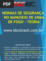 Noções de Segurança No Manuseio de Armas de Fogo - IDSC 2017-2018