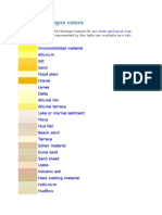 Simbol Warna Geologi