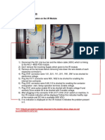 Checking of I/R Module Condition 1: No Indication On The I/R Module