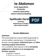 Acute Abdomen