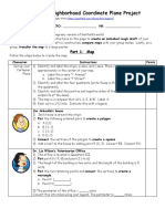 Garfield Coordinate Plane Project