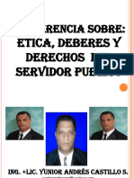 Etica Deberes y Derechos Del Servidor Publico Presentacion Powerpoint