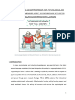 Comparing and Contrasting On How Psychological and Instructional Variables Affect Second Language Acquisition and Bilingualism Among Young Learners