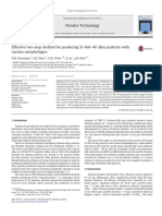 Effective Two-Step Method For Producing Ti-6Al-4V Alloy Particles With