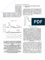 On-Center Y-Cell:) - 0 1 O0 300 500 700 Delay Between 'On" of Conditioning and ' o N ' of Test Light (Rnsec)