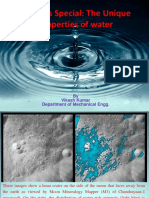 Water Is Special: The Unique Properties of Water: by Vikash Kumar Department of Mechanical Engg