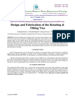 Design and Fabrication of The Rotating & Tilting Vice: I J I R S E T