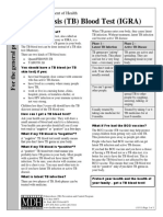 Tuberculosis (TB) Blood Test (IGRA) : Minnesota Department of Health