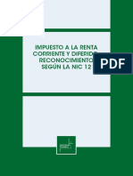 Reconocimiento Del Impuesto A La Renta Corriente y Diferido - Nic 12 PDF