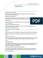 ESight 2019.1 Release Notes