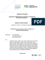 Aplicação de Metodologias Científicas No Estudo de Processos Culinários PDF