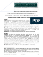 Infecção Do Trato Urinário Estudo Epidemiológico