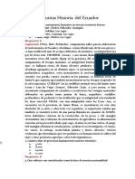 Preguntas Historia Del Ecuador