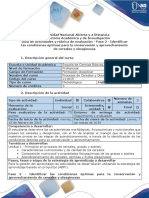 Guía de Actividades y Rúbrica de Evaluación - Fase 2 - Identificar Las Condiciones Óptimas para La Conservación y Aprovechamiento de Cereales y Oleaginosas