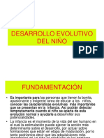 Desarrollo Evolutivo Del Niño