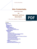 Biblia Comentada - Epistolas Catolicas, Apocalipsis PDF