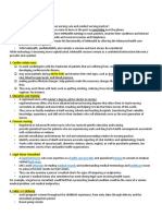 Nursing Specialties Entre in Nursing//midterm