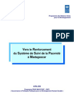 Vers Le Renforcement Du Système de Suivi de La Pauvreté À Madagascar (Avril 2002)