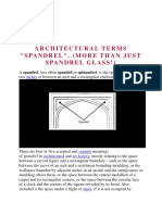 Architectural Terms "Spandrel". (More Than Just Spandrel Glass!)