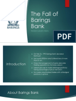 The Fall of Barings Bank: Rakesh Kumar Yadav