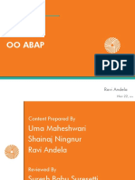 OO ABAP - PPT - Ravi Andela - Nov 22nd, 2014