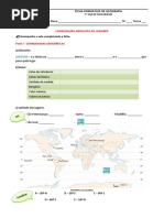 E - Ficha Latitude e Longitude