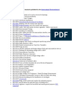 IEC 60027 IEC 60038 International Electrotechnical Vocabulary IEC 60062 IEC 60063 Preferred Number