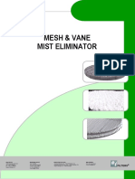 Mesh & Vane Mist Eliminator: Filters