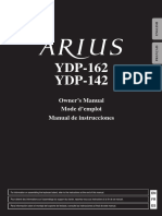 YDP-162 YDP-142: Mode D'emploi Manual de Instrucciones Owner's Manual