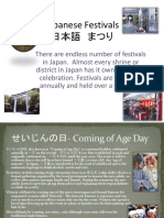 Festivals in Japan