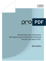 3-Orientaciones para Operacion Del PRODEP PDF