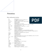 Mathematic Notation