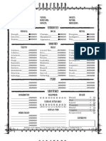 Character Sheet: Sorcerer 