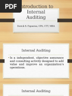 Introduction To Internal Auditing