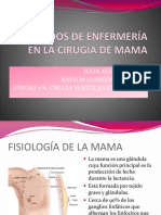 Cuidados de Enfermeria en La Cirugía de Mama