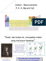 Plant Nutrition: Macronutrients (N, P, K, S, MG and Ca