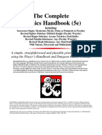 The Complete Psionics Handbook (5e)