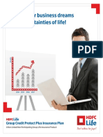 HDFC Life Group Credit Protect Plus Insurance Plan20161128 093336 PDF