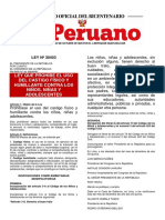 LEY No 30403 Prohibe El Castigo Fisico