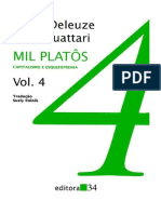 DELEUZE, G GUATARRI, F. Capitalismo e Esquizofrenia, VOL 04, Mil Platôs PDF