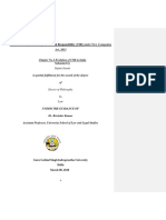 Chapter Evolution of CSR in India Final