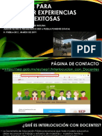 Requisitos para Compartir Experiencias Docentes Exitosas