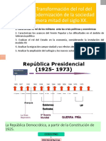 Primera Mitad Siglo XX en Chile Desde 1932 A 1952