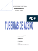 Informe de Tuberias de Acero