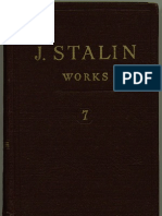 J V Stalin - Works: Volume 7 (1925)