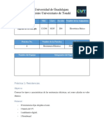 Práctica 1 - Resistencia Eléctrica