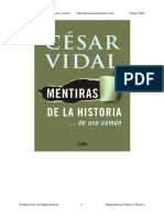 Mentiras de La Historia - Cesar Vidal PDF