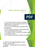 NCM 103 Rle Quiz 2