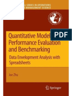 Zhu Joe - Quantitative Models For Performance Evaluation and Benchmarking. Data Envelopment Analysis With Spreadsheets - 2008 PDF